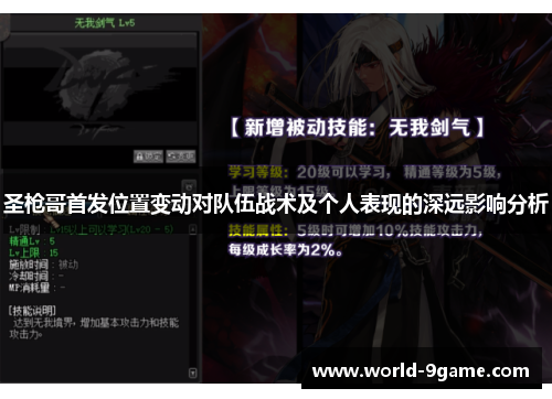 圣枪哥首发位置变动对队伍战术及个人表现的深远影响分析 圣枪哥首发位置变动对队伍战术及个人表现的深远影响分析
